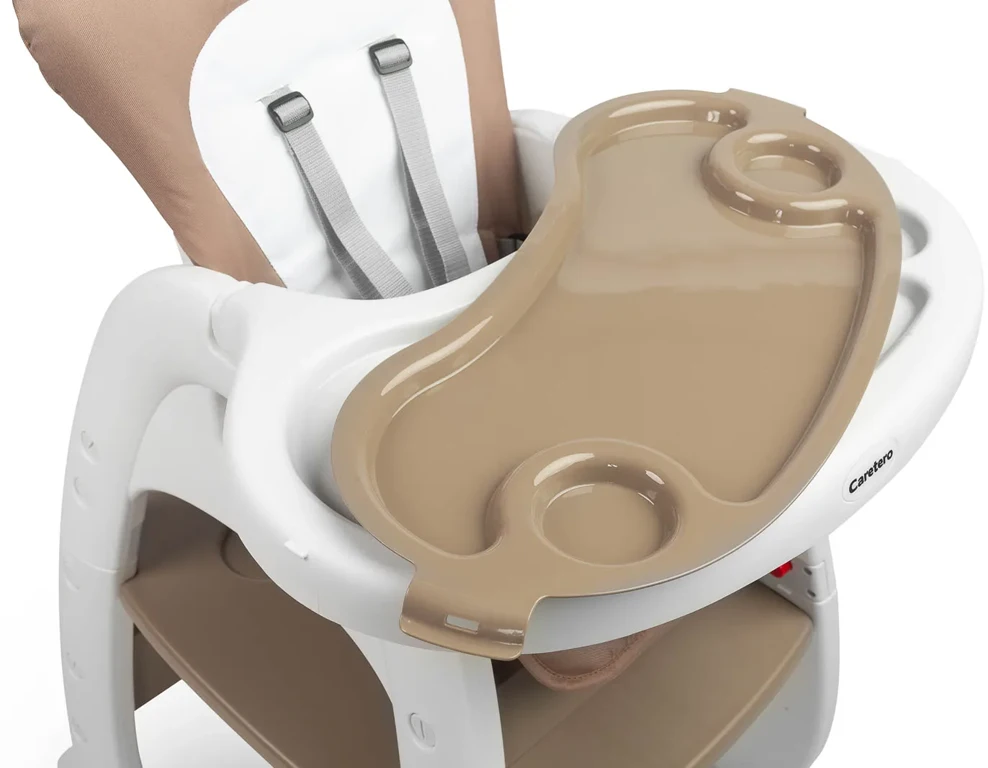 Дитячий стільчик для годування Caretero Homee Brown